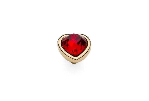 Qudo Goud - Cuore Light Siam 12mm
