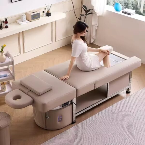 Headspa Bed met Voetbad - Beige/Promoprijs 2395€ excl.BTW