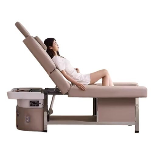 Headspa Bed met Voetbad - Beige/Promoprijs 2395€ excl.BTW
