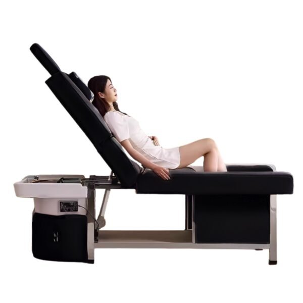 Headspa Bed met Voetbad  - Zwart/ Promoprijs 2395€ excl.BTW
