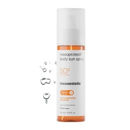 mesoprotech_body_sun_spray_primario_textura.jpeg Mesoestetic Mesoprotech - Body Sun Spray